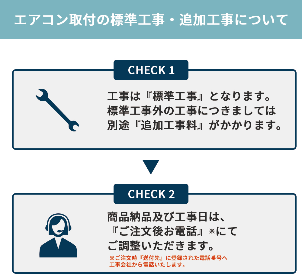 標準工事・追加工事について①