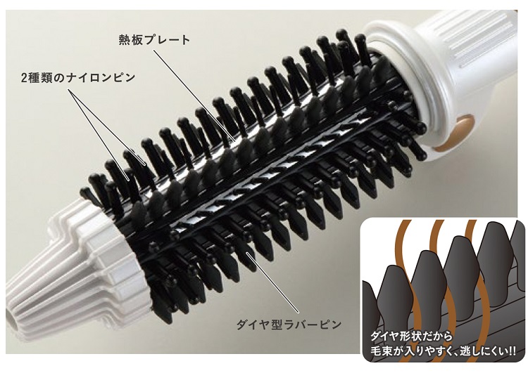 クレイツ クレイツイオン® ロールブラシアイロン キャッチ&カール 26mm