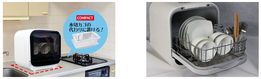 エスケイジャパン 食器洗い乾燥機 Jaime(ジェイム) SDW-J5L(W)｜うさ