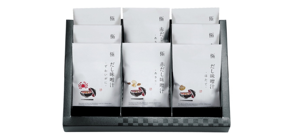 匠菴謹製 極だし Premium 海鮮の具入りお味噌汁 5種8食入｜うさマート