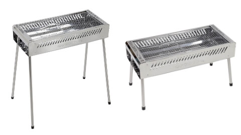 大きなグリル台 キャプテンスタッグ BBQ ステンレス グリル 650 UG-68｜うさ