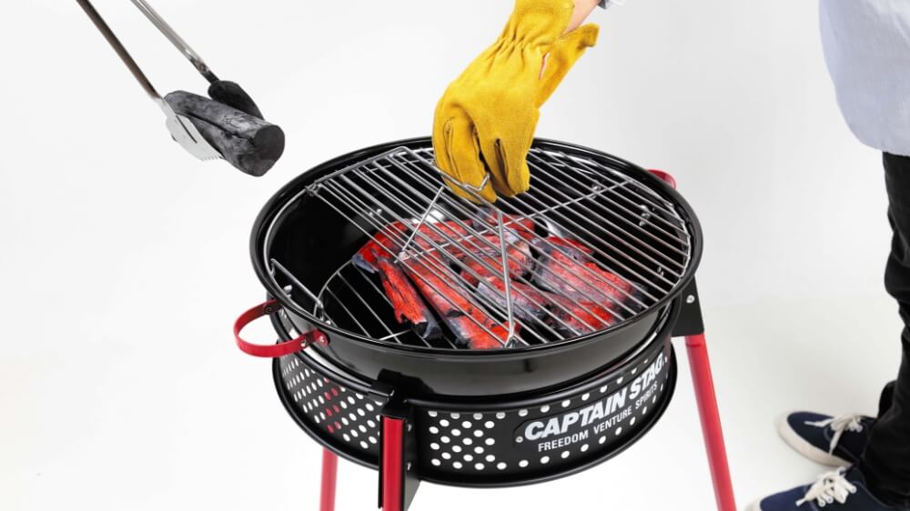 CAPTAIN STAG - 即納 BBQ グリル キャプテンスタッグ アメリカンイージーグリル UG-35 Amazon | キャプテンスタッグ(CAPTAIN STAG) バーベキューコンロ