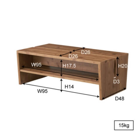 マガジンラックテーブル ローテーブル LE-300NA 東谷 センターテーブル★ マガジンラックテーブル ローテーブル LE-300NA 東谷 センターテーブル