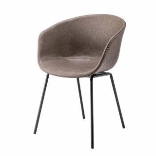 東谷 アームチェア ダークグレー PC-989DGY｜うさマートジャパン