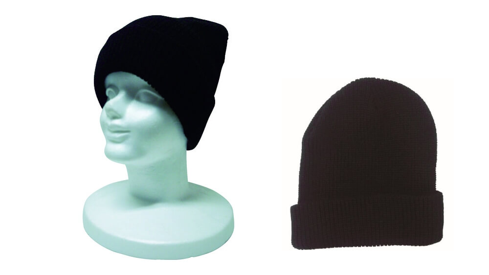 まとめ) TRUSCO ニット帽 ブラック TATB-BK 1個 〔×10セット〕 まとめ