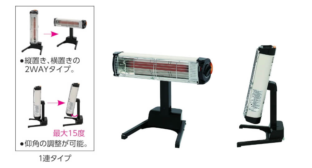 売店 デンソー 遠赤外線ヒーター 単相100V 1.0kW EU-10RS fisd.lk