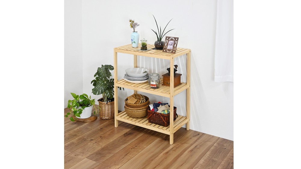 フクダクラフト ウッドラック3段 RM-G60T3 NA｜うさマートジャパン