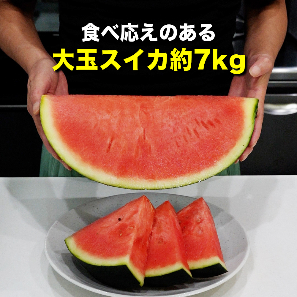 7月下旬出荷】糖度12度以上保証！「信州の幕開スイカ(ピノ・ダディ)」2