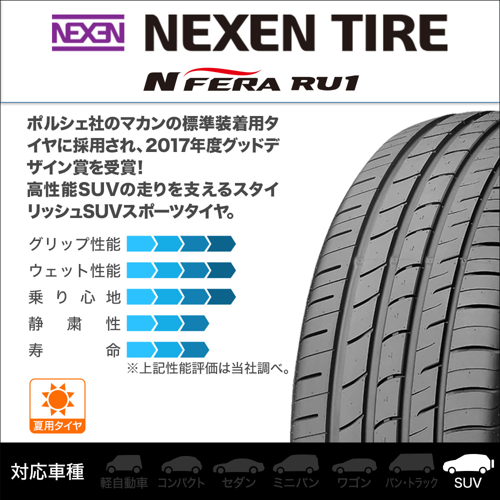 225/55R19　タイヤ1本 NEXEN N FERA RU1 225/55R19 99H｜うさマートジャパンサービス株式会社