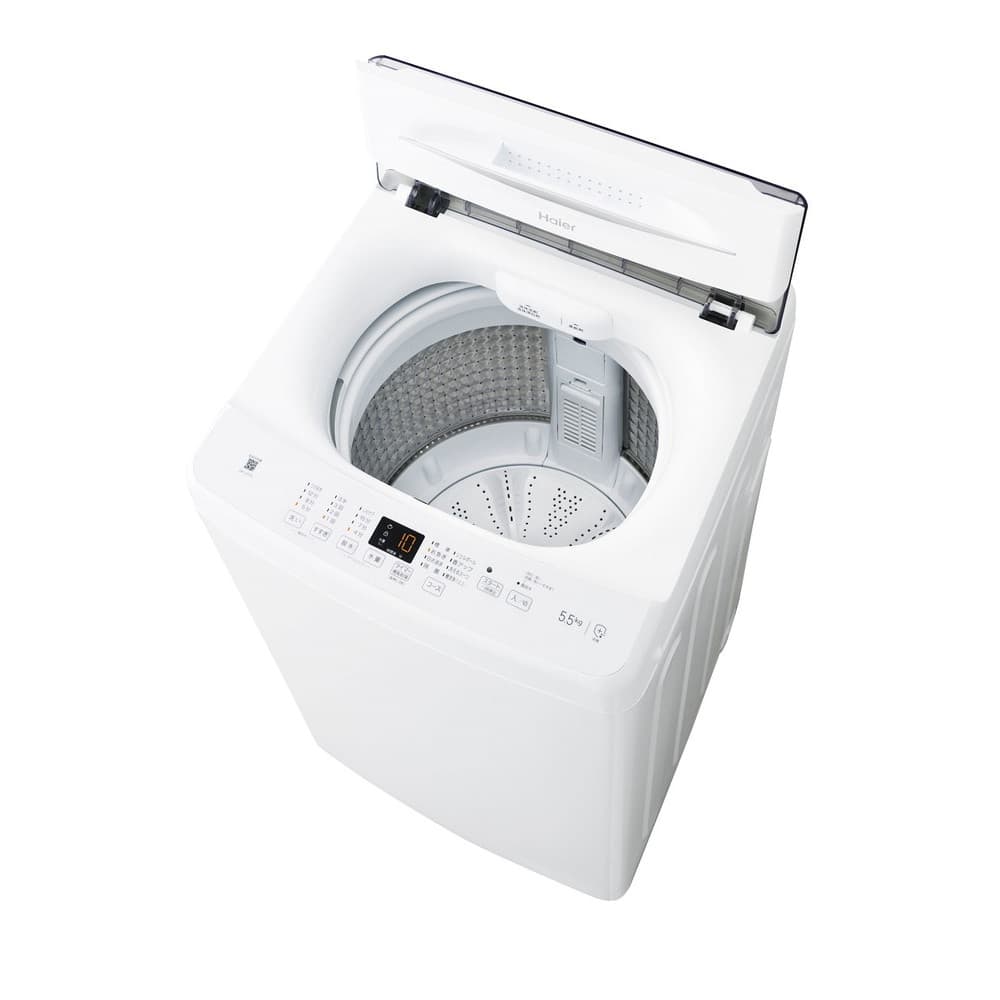 配送のみ/設置取付無し】ハイアール 全自動洗濯機 5.5kg ホワイト JW