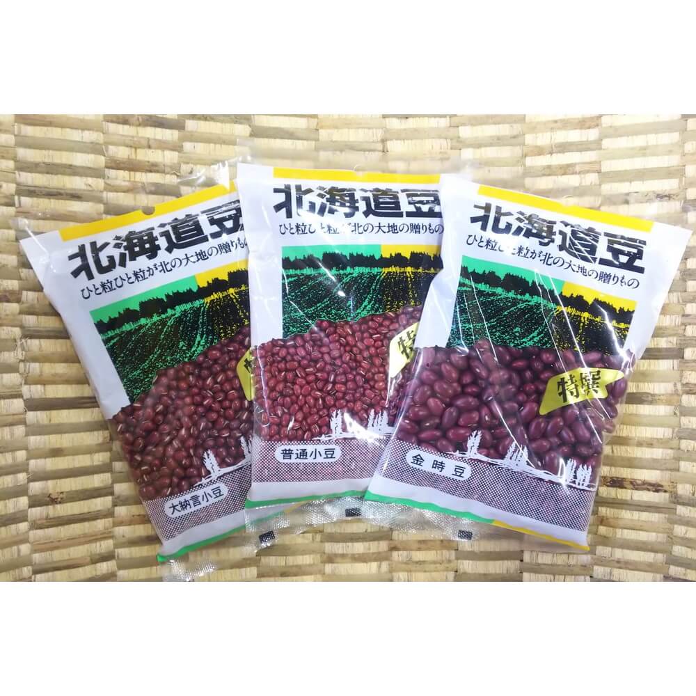 大納言小豆・普通小豆・金時豆 各500g入｜うさマートジャパンサービス