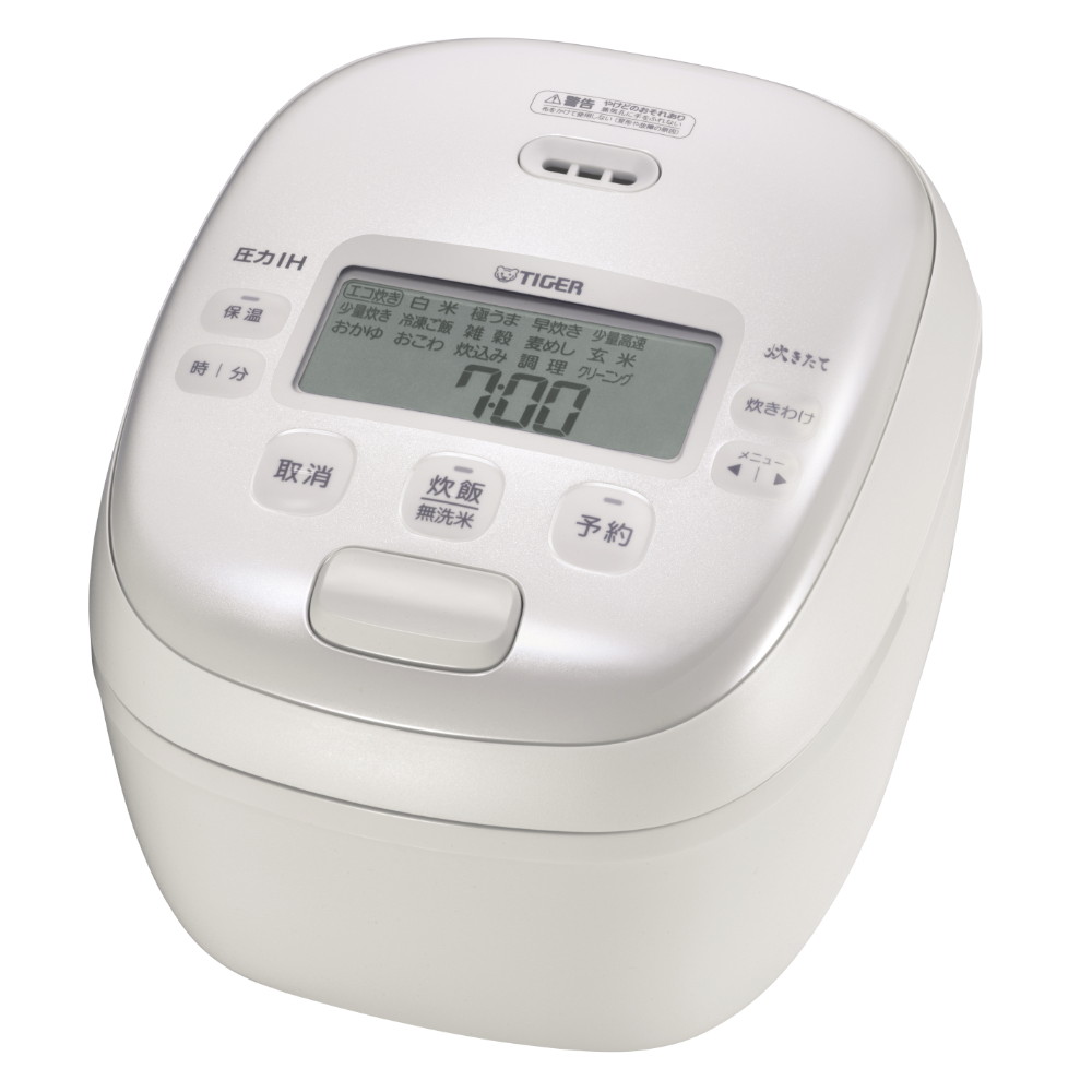 【新品未使用】タイガー圧力IHジャー炊飯器 5.5号炊きJRI-B100 Amazon | JRI-B100-W(ホワイト) 炊きたて 圧力IHジャー炊飯器 5.5合