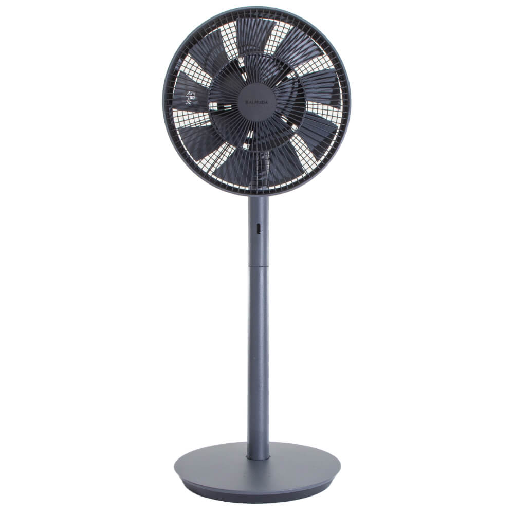 バルミューダ The GreenFan ダークグレー×ブラック EGF-1800-DK｜うさ
