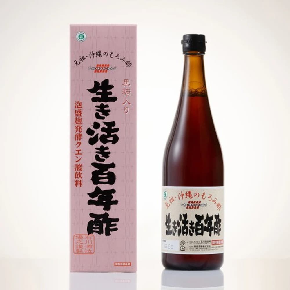 石川酒造場 生き活き百年酢 720ml｜うさマートジャパンサービス株式