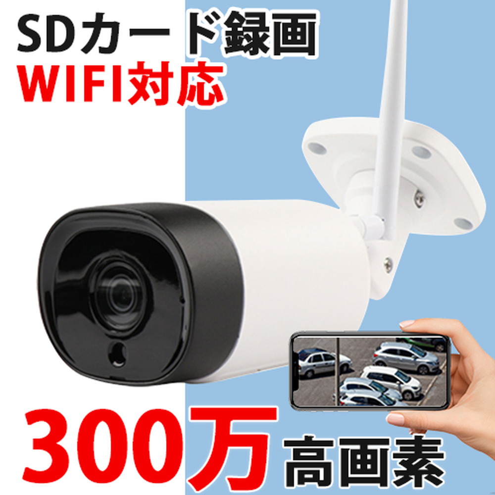 はんこプレミアム 屋外用防犯カメラ 300万画素 TR2｜うさマート