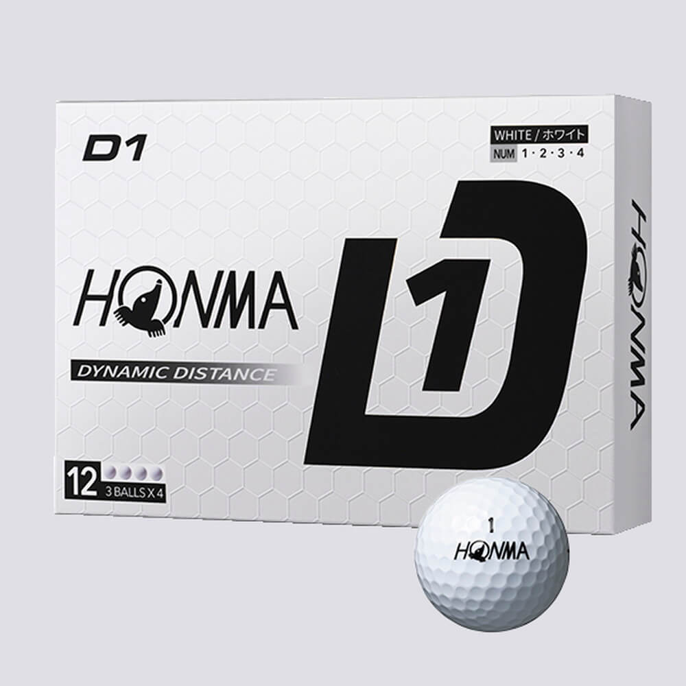 独創的 新品］ホンマ ゴルフボール HONMA 2022年モデル ホワイト D1 その他