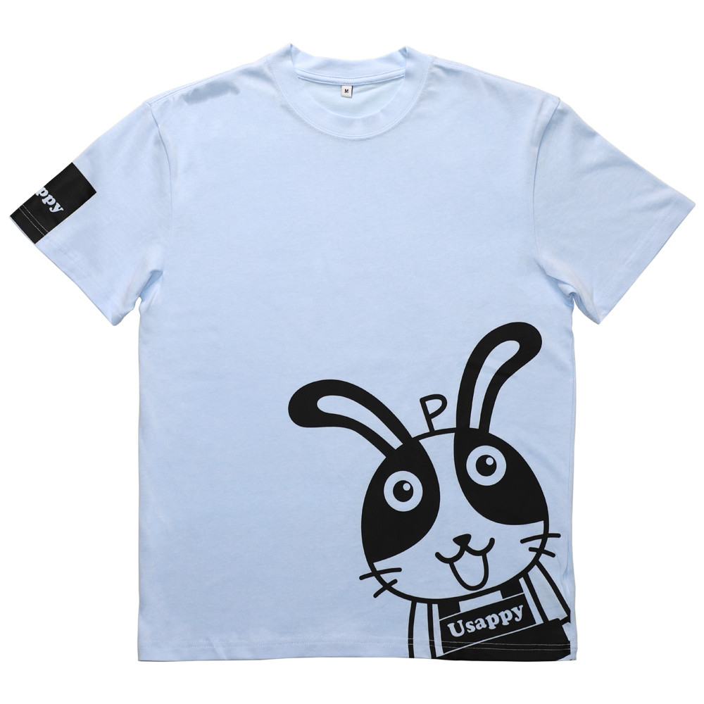 Usappy Tシャツ ライトブルー M｜うさマートジャパンサービス株式会社
