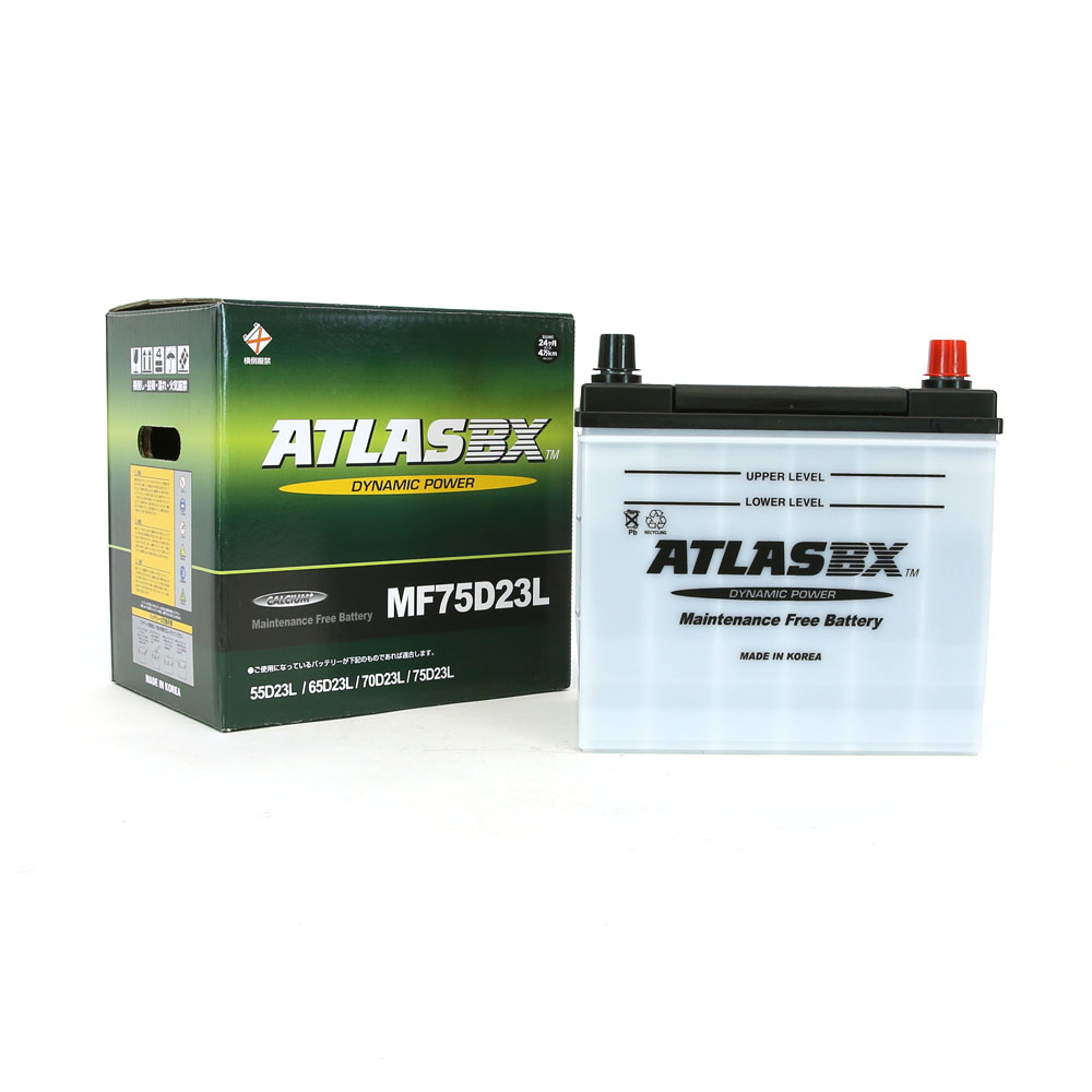 ATLASバッテリー MF75D23L｜宇佐美鉱油の総合通販サイトうさマート