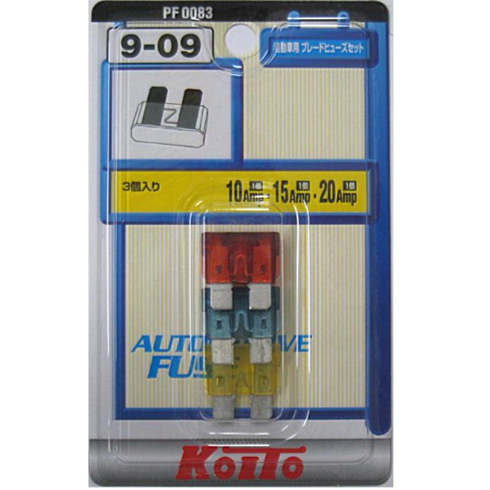 小糸製作所 自動車用ブレードヒューズセット 10Amp・15Amp 小糸製作所 自動車用ブレードヒューズセット 10Amp・15Amp