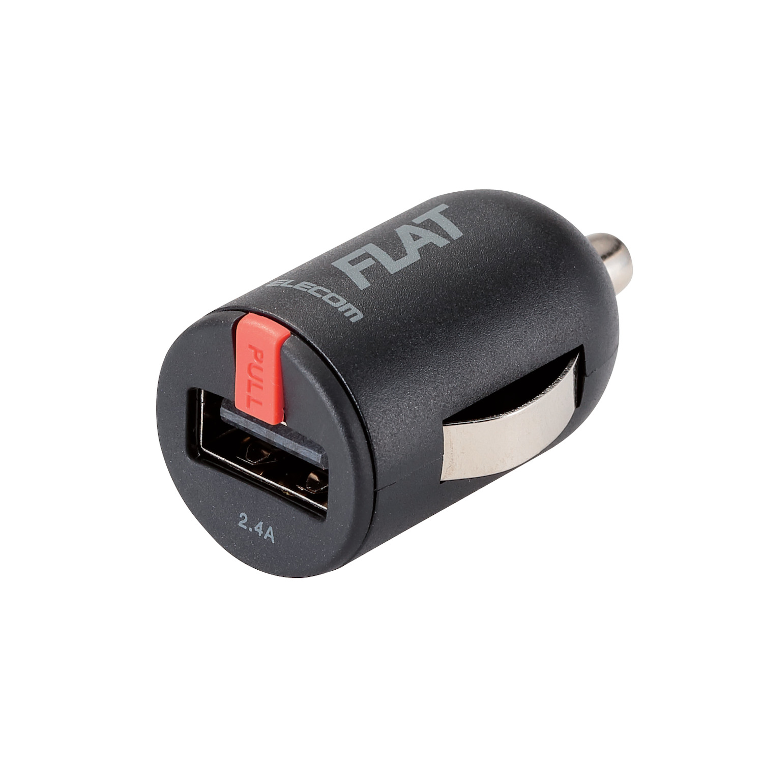12 24v車対応 超コンパクト車載充電器 Flat フラット Usb1ポート 最大2 4a出力 ブラック Mpa Ccu11bk 宇佐美鉱油の総合通販サイトうさマート