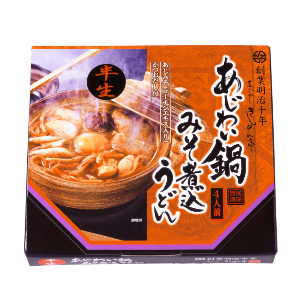 あじわい鍋みそ煮込うどん 4食入 OMK-10｜うさマートジャパンサービス