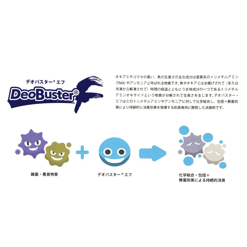 釣具用消臭スプレー デオバスターｆ 1本 宇佐美鉱油の総合通販サイトうさマート
