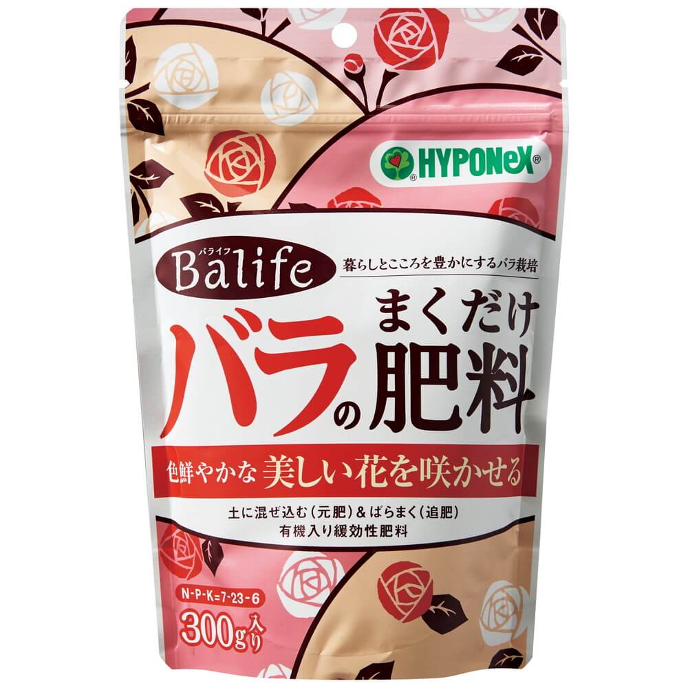 ハイポネックスジャパン Balife バライフ バラのまくだけ肥料 300g｜宇佐美鉱油の総合通販サイトうさマート