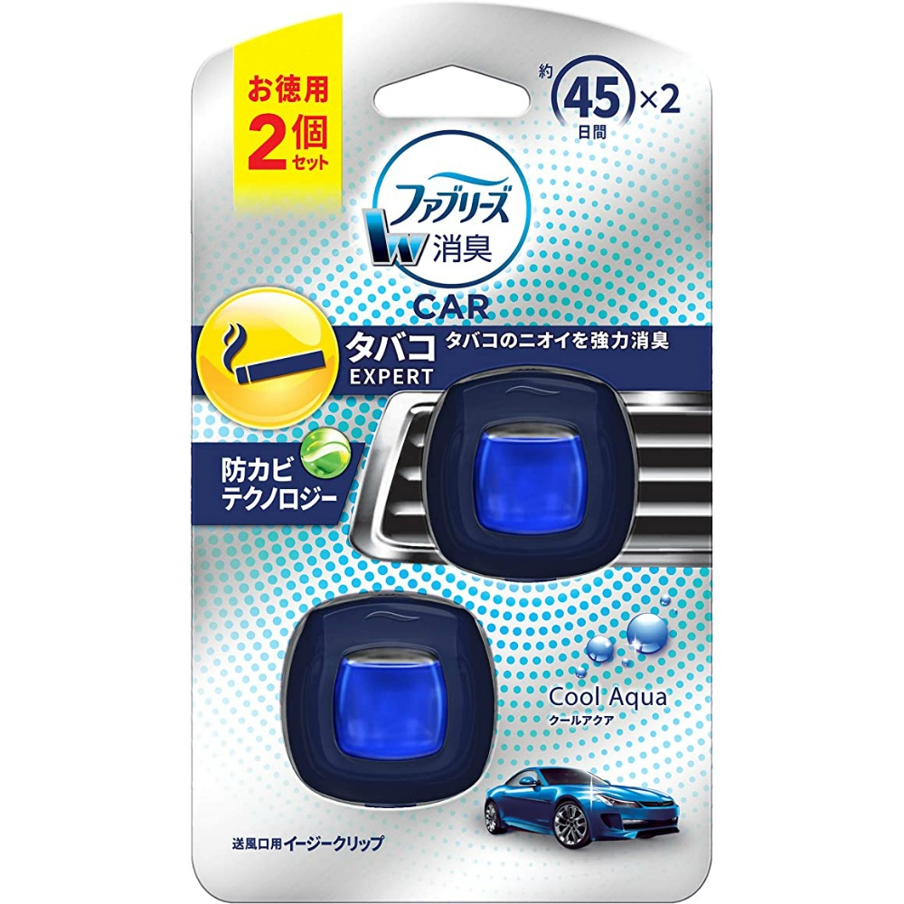 P＆G ファブリーズ クルマ用 イージークリップ タバコエキスパート 2個