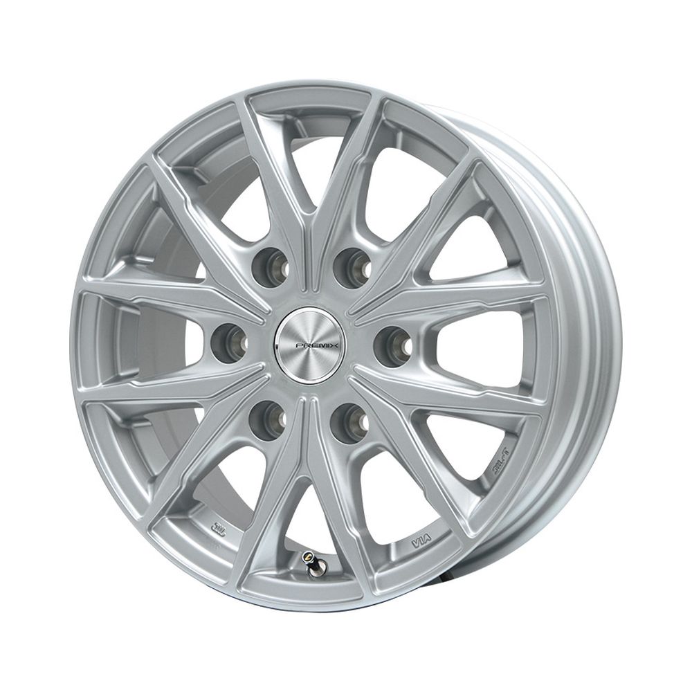 ハイエース用】PREMIX HC2×6 15×6.0J+33 6H PCD139 シルバー｜うさ