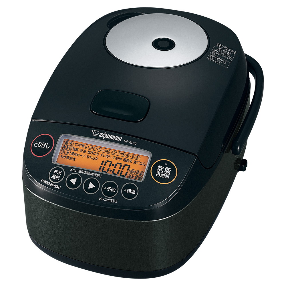 ZOJIRUSHI NP-RN05-BA BLACK 圧力IH炊飯器 延長保証付-