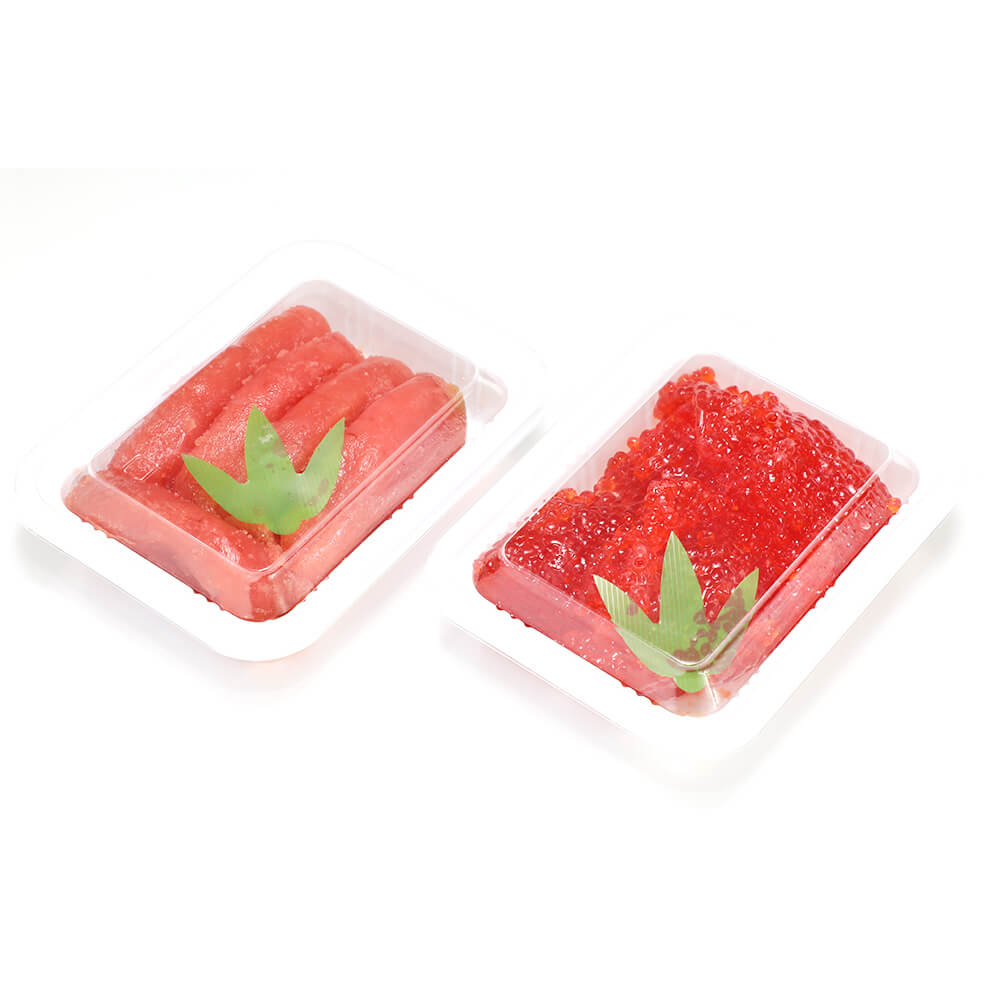 丸新スズキ 塩トラウト筋子/塩タラコ 詰合せ(各約200g)｜うさマート