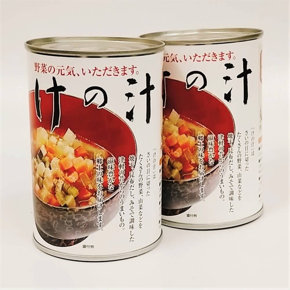 三浦醸造 けの汁缶詰 2缶セット｜宇佐美鉱油の総合通販サイトうさマート
