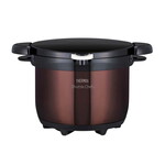サーモス 真空保温調理器 シャトルシェフ 4.5L クリアブラウン KBG