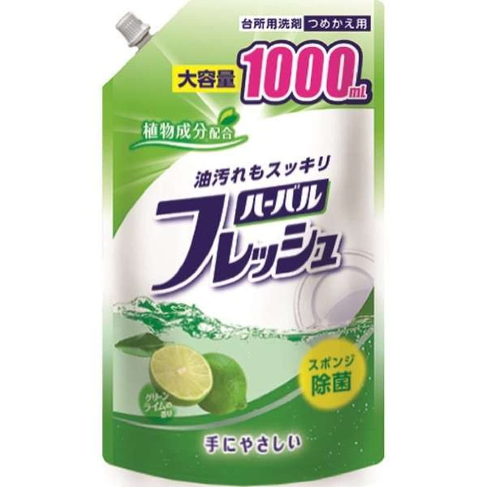 ハーバルフレッシュ グリーンライムの香り つめかえ用 1000ml｜うさ
