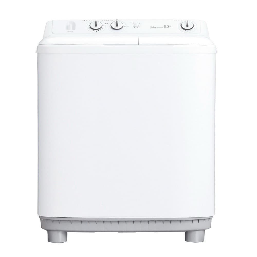 配送のみ/設置取付無し】 ハイアール 5.0kg 二槽式洗濯機 JW-HSW50A