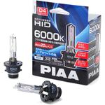 PIAA ヘッドライト用 HIDバルブ 2個入 4100K 3650lm D2R/D2S共用 HL411
