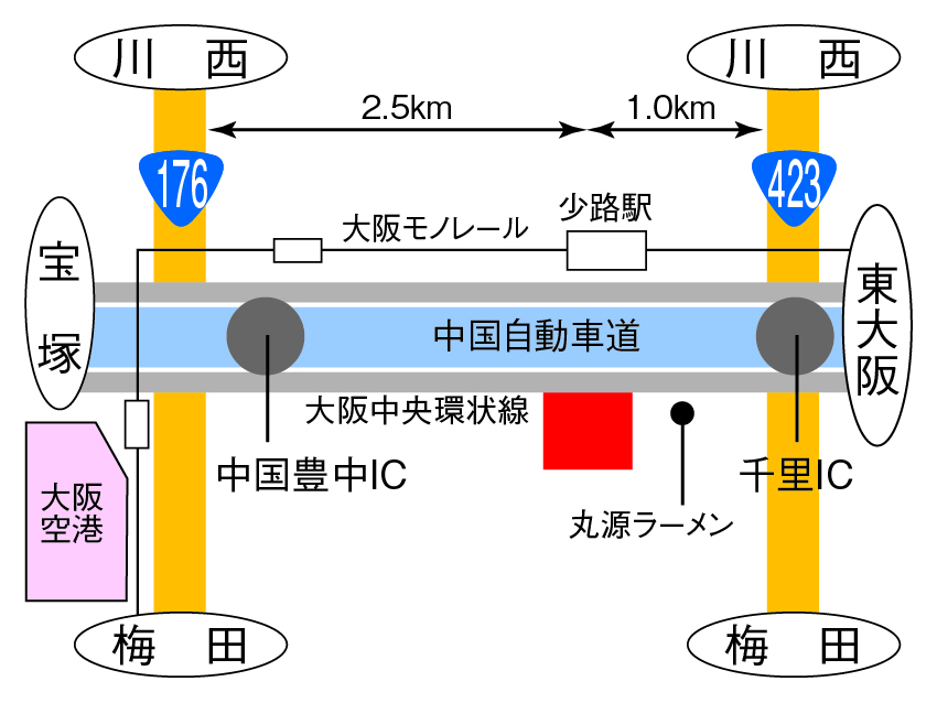 セルフ中環豊中少路