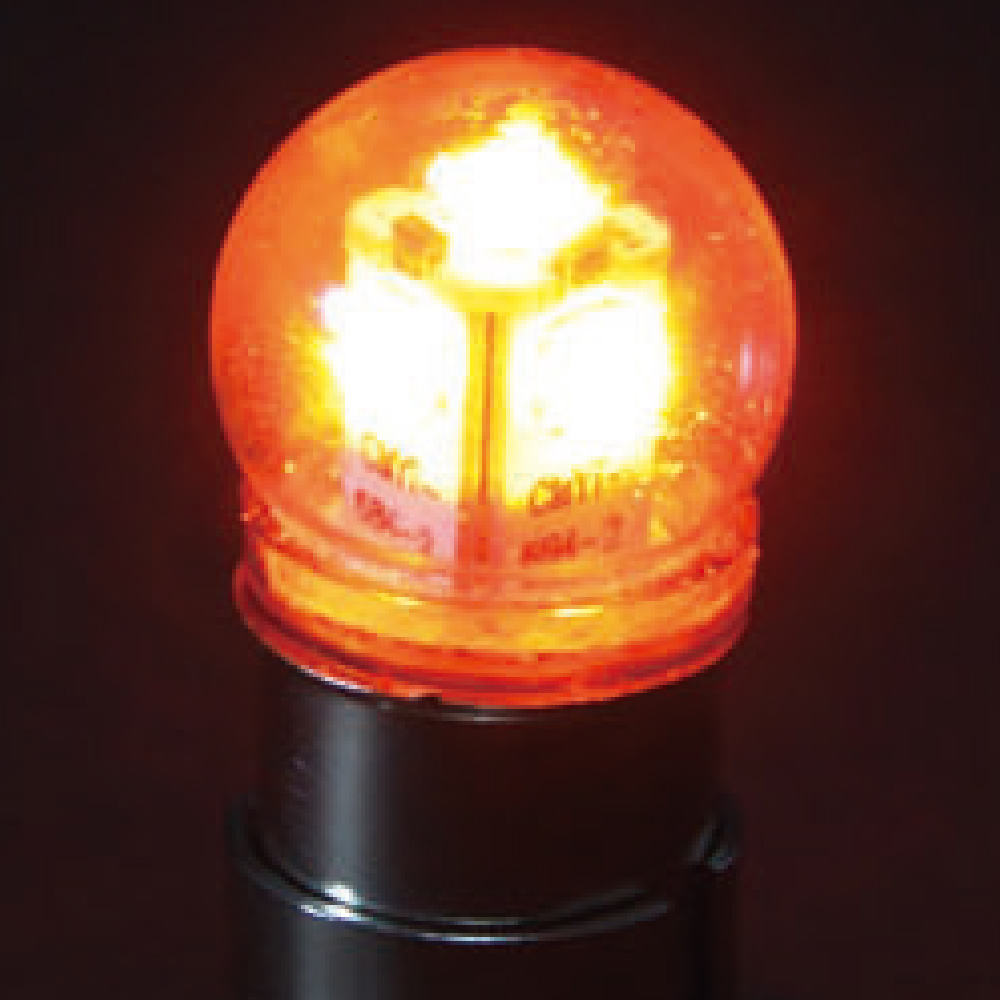 ジェットイノウエ 電球型LED5バルブ 24V BA15S 紅茶 / 528709