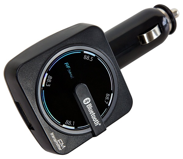 カシムラ Bluetooth FMトランスミッター レインボーイルミ USB1ポート 2.4A KD-186｜宇佐美鉱油の総合通販サイトうさマート