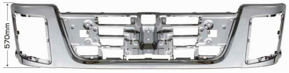 クロームメッキ仕上げフロントバンパー！ いすゞ大型NEWギガ専用 570H