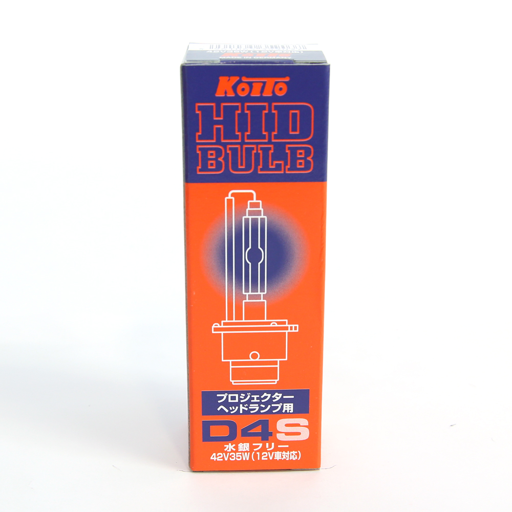 小糸製作所 純正交換HIDバルブ 4000K 1個入 12V車対応 D4S/42V/35W 