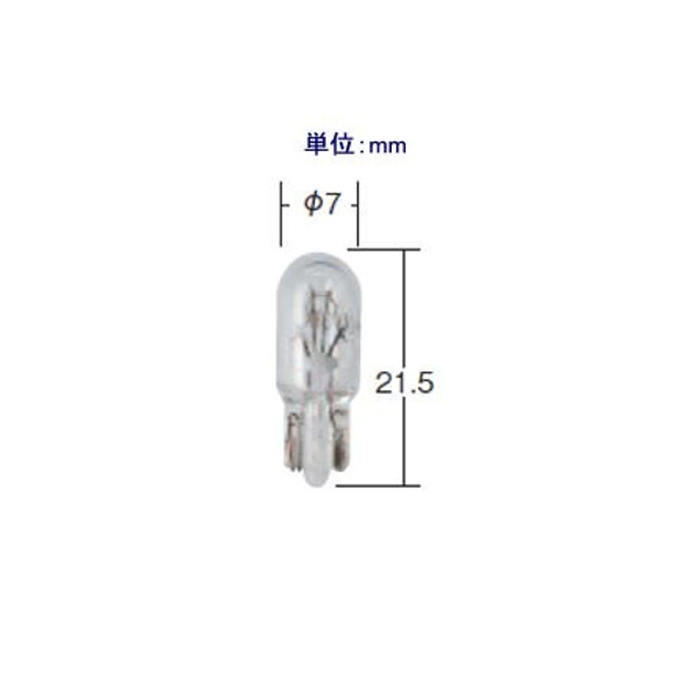 小糸製作所 純正交換用電球 24v車用 10個入 T6 5 3w W2 2 5 2d クリア 宇佐美鉱油の総合通販サイトうさマート