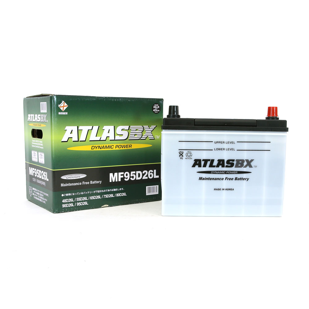 ATLASBX NF95D26R バッテリー 充電制御車対応 24カ月保証 Dynamic Power AT アトラス 超安い - オイル、バッテリー メンテナンス用品
