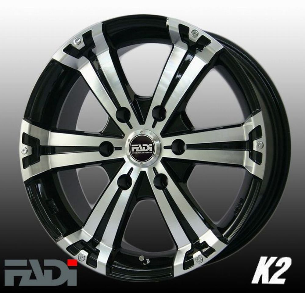 フーテック アルミホイールFADI K2 17X8J+25 6H139.7 1本｜宇佐美鉱油 