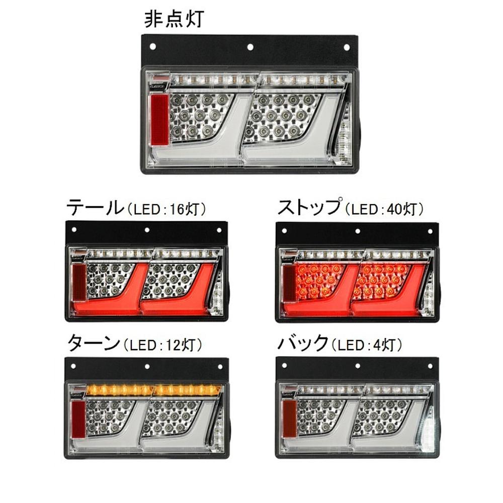 小糸製作所 トラック用オールLEDリヤ2連コンビネーションランプ