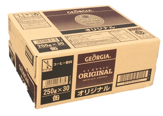 ジョージア オリジナル 缶 250g 1ケース(※30本入)｜宇佐美鉱油の総合