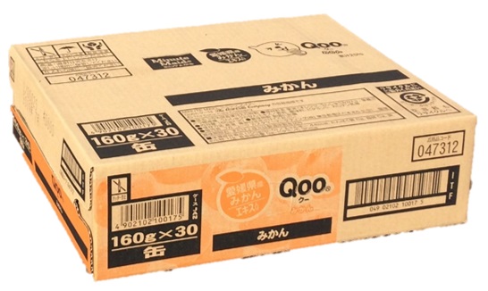 ミニッツメイド Qooみかん 缶 160g 1ケース(※30本入)｜宇佐美鉱油の