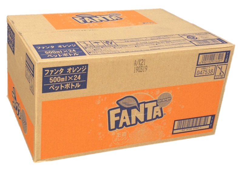 ファンタオレンジ ペットボトル 500ml 1ケース(※24本入)｜うさ