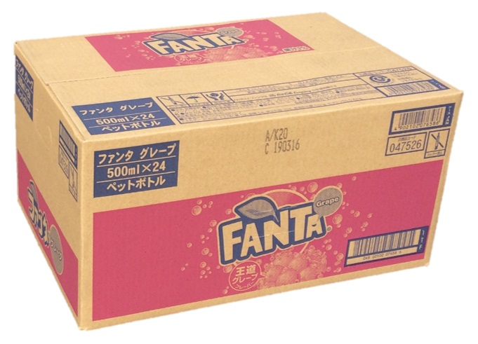 ファンタグレープ ペットボトル 500ml 1ケース(※24本入)｜宇佐美鉱油の総合通販サイトうさマート