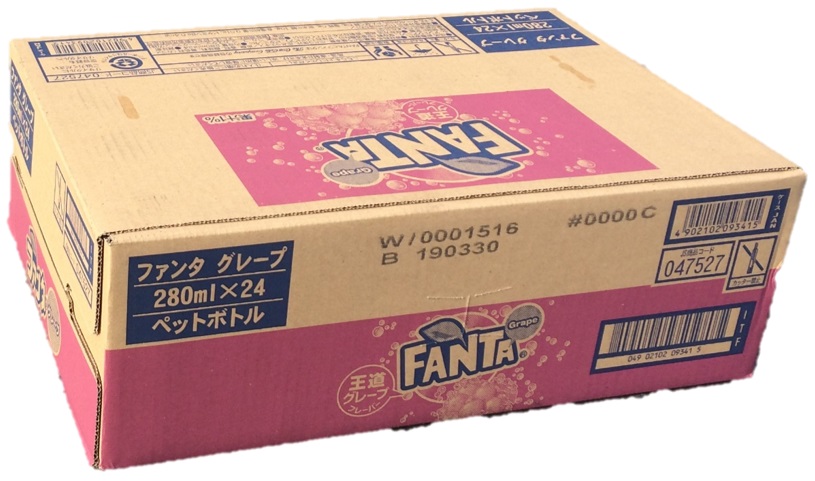 ファンタグレープ ペットボトル 280ml 1ケース(※24本入)｜宇佐美鉱油の